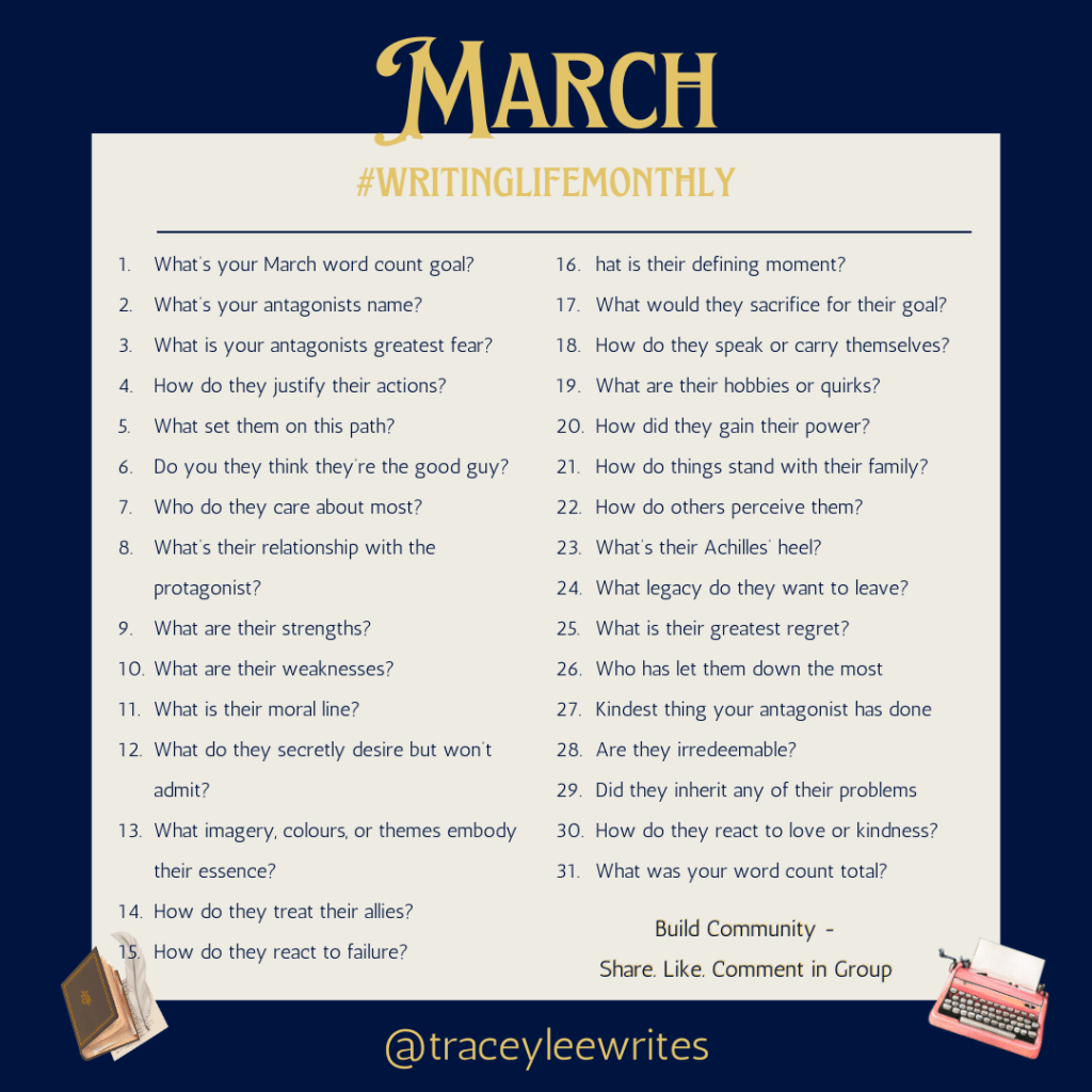 BlueSky March Writers&nbsp;Prompts